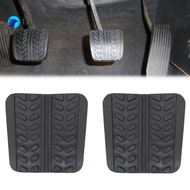 2Pcs Brake Clutch Pedal Pad Cover For Mazda RX-7 323 626 929 B2000 B2200 B2500 B-Series BT-50 MPV MX