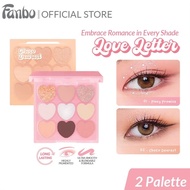 Fanbo Love Letter Eyeshadow Palette Longlasting Highly Pigmented