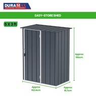 Duramax Easy-Store Garden Storage Shed (5x3ft / 5x2ft)
