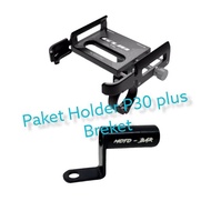 HP Holder Original GUP P30hp plus Rearview mirror and handlebar mounting bracket