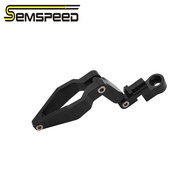 SEMSPEED Motorcycle CNC Front Shock Oil Pipe Cable Brake Cable Tube Line Clamp Mount For Honda CB150