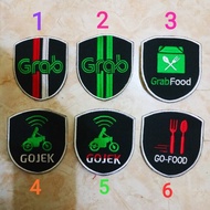 bordir emblem grab dan gojek