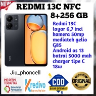 Redmi 13C NFC RAM 8+256 GB, kamera 50 mp helio G85 BATRAI 5000 MAH GARANSI RESMI 1 TAHUN (pengganti 