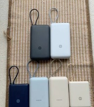 蘋果/小米適用！小米自帶線行動電源 20000mAh 超大容量 輕便好攜帶