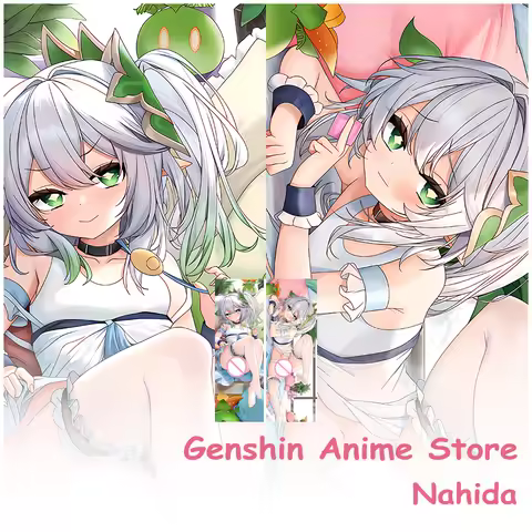 Nahida Dakimakura Genshin Impact Anime Otaku Waifu Decor Pillowcase Cosplay Hugging Body Double-side