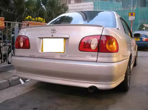 For Toyota Corolla AE110 JP Style Rear Lip (4 Door Saloon) - Perfect Fit AE110 4-Door, JP Sporty Des