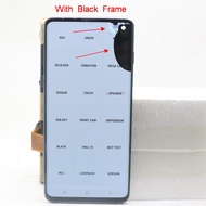 AMOLED For Samsung Galaxy S10 LCD Display Touch Screen With Frame G973F/DS G973U G973 SM-G973 LCD Di
