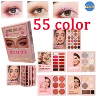 gold_lamb IGOODCO Five pages 55 color book eye shadow,Makeup book stage makeup eye shadow Book Makeu