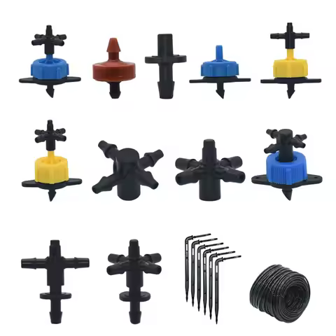 2L 4L 8L Dripper Arrow Dropper Irrigation Connector 3/5mm 2/4-Way Drip Arrow Greenhouse Drip Irrigat