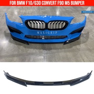 BMW F10 G30 LCI M5 Front lip for convert F90 M5 bumper lip F10 G30 accessories front diffuser M5