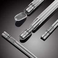 Titanium Chopsticks Set Premium Titanium Cutlery Set For Home 23cm