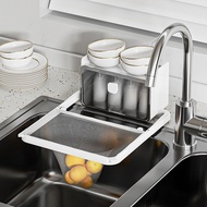 Kitchen Sink Caddy Organizer | Kitchen Sink Organizers | Kitchen Sink Suction Holder For Sponges, Scrubbers, Soap, Kitchen, Bathroom