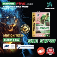 MOTION Ester PAO API SP Formulated Fully-Synthetic Engine Oil (5W40/4L)