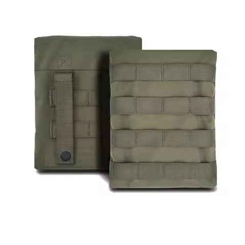 Airsoft Vest Side Panel Plate Carrier Tactical CP Style AVS 6X7.5inch MOLLE Waist Cover Panel Pouch 