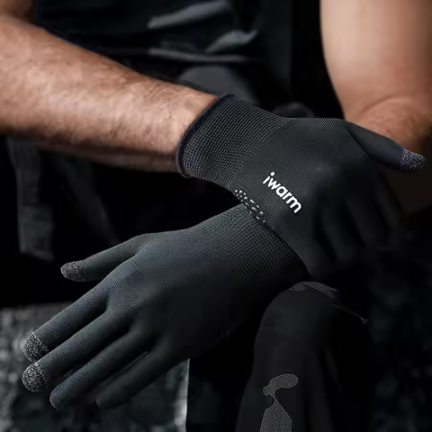 1Pair Anti-ultraviolet Outdoor Sports Running Glove Warm Touch Screen Gym Fitness Full Finger Glove 