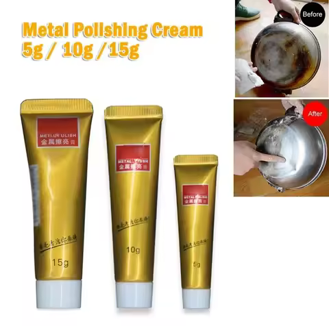 5/10/15g Metal Polish Cream Ultimate Metal Polishing Paste Cleaning Cream For Mirror Stainless Steel