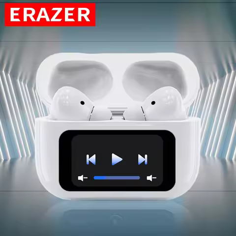 Original ERAZER Earbuds Touch Screen Earphones TWS Wireless Bluetooth Earbuds ANC noise reduction he