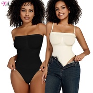 Off Shoulder Bodysuit Shapewear Women Waist Trainer Thongs Body Shaper Slimming Underwear Corset Faj