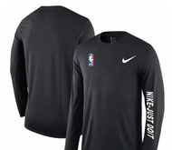 เสื้อเชิ้ตแห้งเร็วกีฬาของผู้ชายแขนยาวนักบาสเก็ตบอลชาวอเมริกัน NBA เสื้อเจอร์ซีย์ยิงออกกำลังกายระบายอากาศเสื้อวิ่งหลวมและใส่สบาย Kaus Training