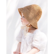 Little Princess Lace Bucket Hat Baby Girl Sun Hat 55cm Beige Deep Beige Toddler Summer Hat