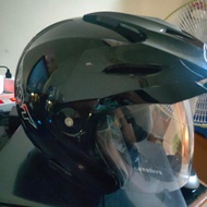 Helm KYT Venom RR Original Black Metalik Bekas