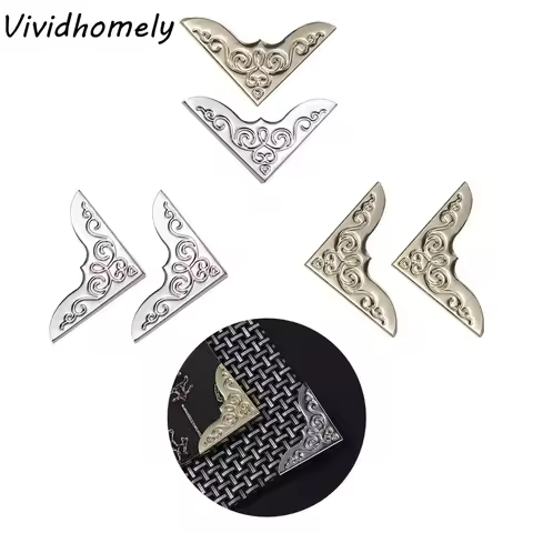 DIY Ornament Metal Crafts Decorative Corner Book Notebook Corner Protectors Menu Folder Scrapbooking