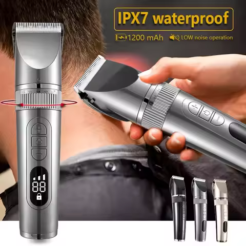 Hair Clipper Professional Hair Trimmer Barber Hair Cutting Machine Electric Shavers for Men Beard Sh