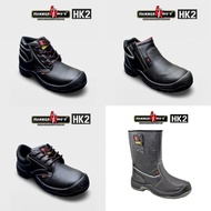 HammerKings HK2 Black Safety Shoes / Kasut Keselamatan / Kasut Kerja Hitam / Working Boot (Size 5 - 