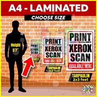 ◰ ✈ ∏ Print Xerox Scan Signage for Business