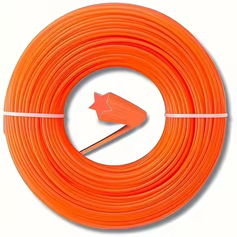 T TOVIA 15m*2.0mm/2.4mm/2.7mm/3mm Mowing Nylon Grass Trimmer Rope Brush Cutter Strimmer Line Mowing 