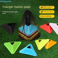 ALLGOODS 5PCS Soccer Ball Training Disc, Speed Training Marker Football Triangle Logo Plate, Triangl