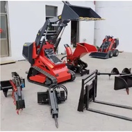 YURUI Versatile Wheel Dumper Mini Skid Steer Drive Loader With Crawler Tracks Efficient For Garden &