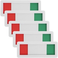 Angoily 5pcs Sliding Door Sign, Acrylic Vacant Occupied Privacy Sign with Slider - Do Not Disturb, I