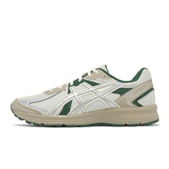 Asics Casual Shoes JOG 100S Men's Shoes Women's Shoes Beige Green Stitching Cushioning Retro Asics [