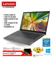 PROMO TERMURAH LAPTOP LENOVO IDEAPAD 320/330 INTEL CORE I3 GEN 6TH LAYAR 14" INCH RAM 4GB HDD 1TB WINDOWS 10 BERGARANSI FREE TAS/MOUSE