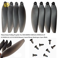 LONNGUVO Folding Propeller Blades, Universal Black Remote Control Drone Parts, Plastic 58mm/66mm Qua