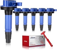 AISHAN Set of 6 Ignition Coil Pack Compatible with Ford Explorer F150 Edge Fusion Mustang Taurus Lin