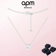 Hot-selling APM Jewelry(With Box) High Quality Luxury Holiday Love Gift Lumière single gemstone neck