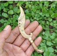 Koleksi kujang sukabumi kuningan 12cm