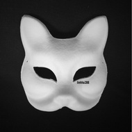 [ITEMS HAVE ARRIVED] White fox costume Mask/Plain white cat Mask (Mask fox/cat)