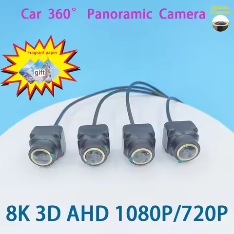 8K AHD 1080P 720P 3D Car 360 Panoramic Camera Rear+Front+Side For Android Radio 360APP SN307 WDR 4 s