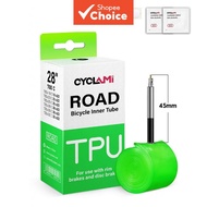 TPU Material 45 mm Length French Valve 30g Ultralight Bike Inner Tube 700C 18-32c Road MTB Bicycle T