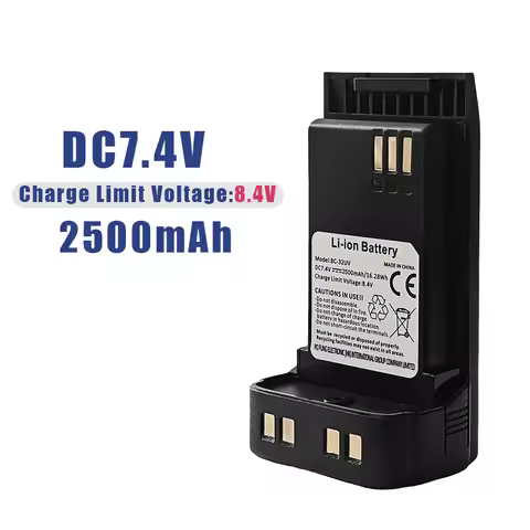 Baofeng DM 32 Battery 7.4V UV-32 Walkie Talkie Li-ion Battery 2500mAh BC-32UV Type-C Charger BC-32UV