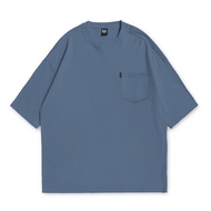 Elevendays Plain Oversize Distro Pocket T-Shirt for Men and Women - Cotton Combed 20s Baju T Shirt L