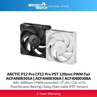 ARCTIC P12 Pro | P12 Pro PST 120mm PWM Fan - Black/White