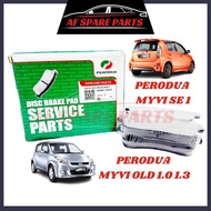 PERODUA Front Brake Pad Myvi Old 1.0 1.3cc Myvi SE 1 Break Brek Pad Depan (04465-73R01) Myvi Gen1