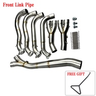 ZKWDSS ท่อไอเสียรถจักรยานยนต์ S1000 RR 60มม.ท่อไอเสียระบบเต็มรูปแบบพิทไบค์ดัดแปลงเหมาะสำหรับ BMW หนี