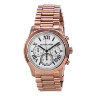 นาฬิกาข้อมือผู้หญิง MICHAEL KORS Cooper Chronograph White Dial Rose Gold-tone Ladies Watch MK5929