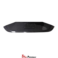 UD8U QV Giulia Carbon Fiber Trunk Central Trim License Plate for Alfa Romeo Giulia Quadrifoglio 2016