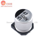 10Pcs/lot High Quality SMD Aluminum Electrolytic Capacitor 100V 47UF 10*10.5mm 47UF/100V SMD Electro